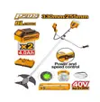 INGCO 40V Cordless Grass Cutter/String Trimmer (2-in-1) - 1
