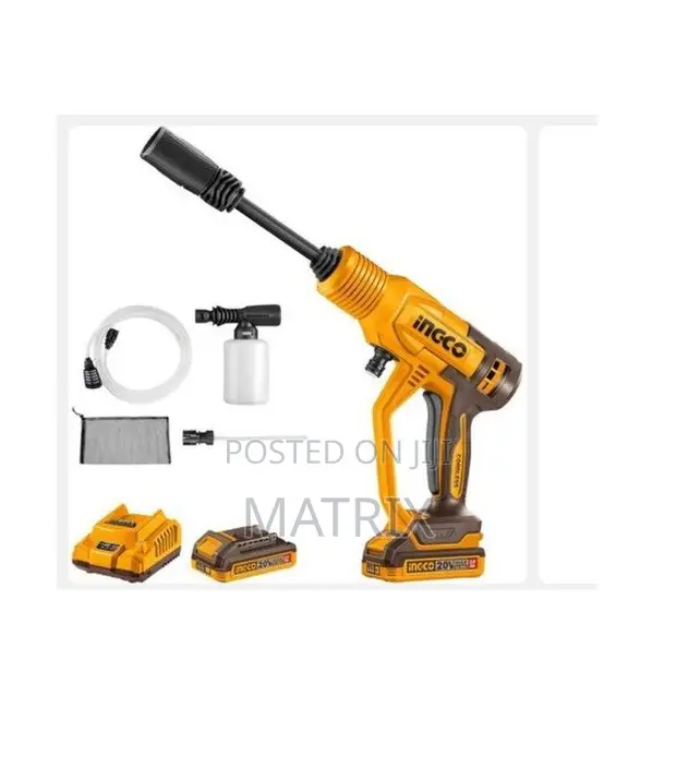 Ingco 20V Cordless Pressure Car Washer - 1