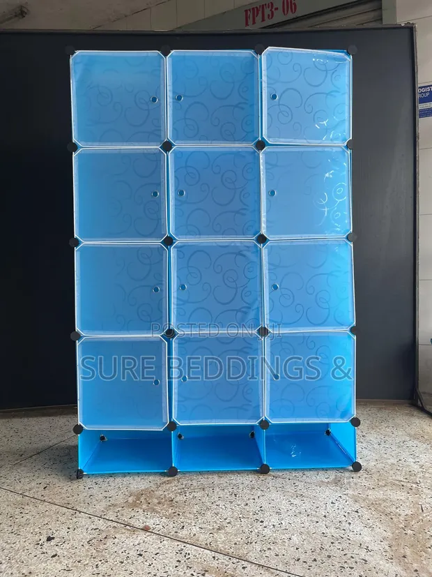 YORK Modular Plastic Closet Wardrobe - 3 Doors - 1