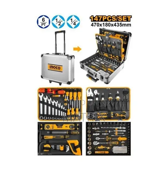 INGCO Hand Tool Set 147 Pieces - 1