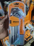 INGCO 9-Piece Hex Key Set - 2