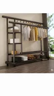 Heavy-Duty Double Pole Metal Clothes Rack (150 Kg) - 2