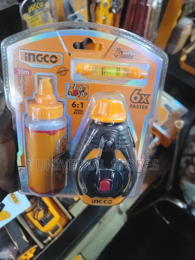 INGCO 30m Chalk Line Reel Set (HCLR0630) - 1