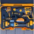 Ingco 3-in-1 Combo Kit 20V: Impact Drill, Angle Grinder, Rotary Hammer - 3