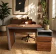 120cm Office Desk with Drawers - Professional Home Office Ready - 1