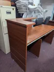 Reception Counter Office Desk, 1.6 Metres - 2