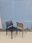 1pc Barcelona Plastic Chair - Black - 1