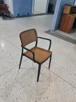 Knitted Outdoor Plastic Chairs - 1