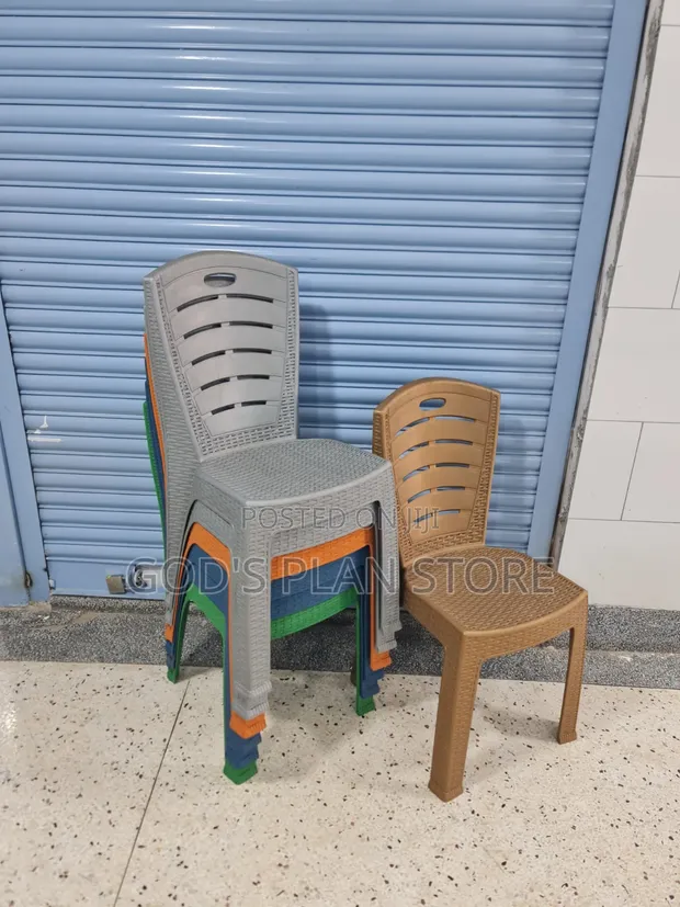 Noble Plastic Chair - Gray - 1