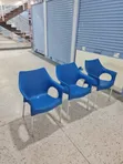 Strong Metal Stands & Plastic Chairs - 2