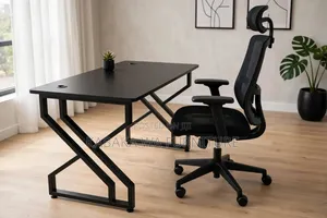Modern Office Table / Reading Desk with Drawers & Shelves