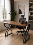 1.2m X-Frame Heavy-Duty Office Desk with Free Delivery - 2