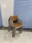 Portive Plastic Dining Chairs (Set of 4) - 1