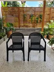 Tropicana Plastic Dining Chairs (Set of 4) - 1