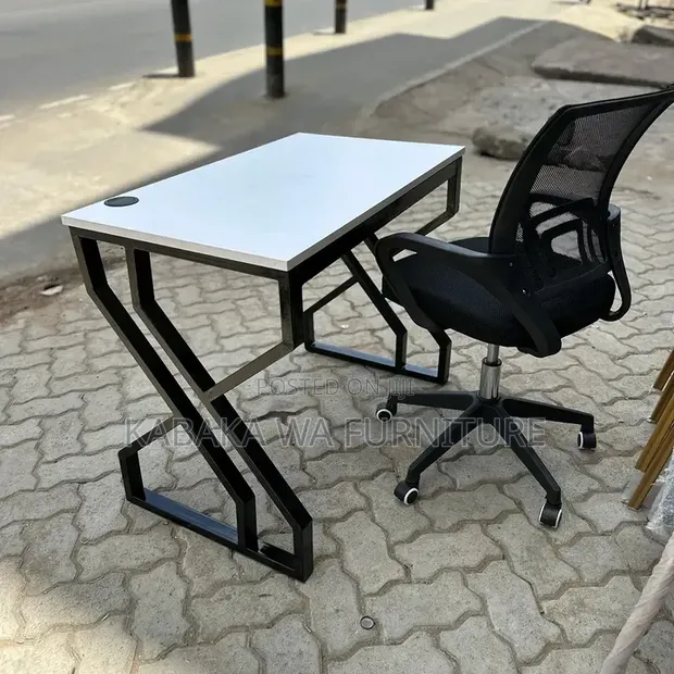 Modern 1.2m X-Frame Office Desk - Premium - 1