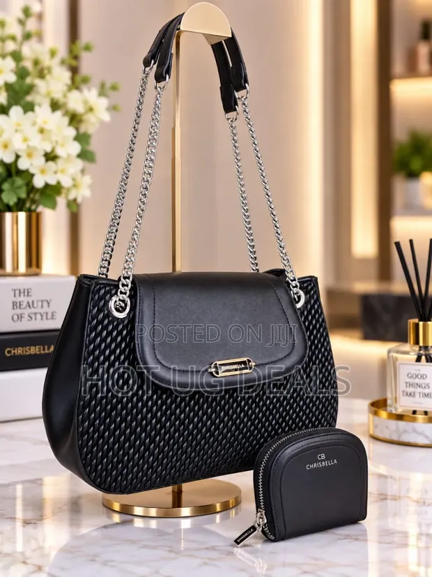 CHRISBELLA Midnight Elegance Duo Set Luxury Handbag - 1