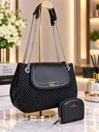 CHRISBELLA Midnight Elegance Duo Set Luxury Handbag - 1