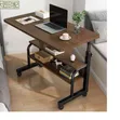 Adjustable Laptop and Reading Table with Wheels - 2