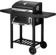King Charcoal BBQ Grill Trolley - Portable Aluminium - 1