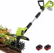 Cordless Tiller Cultivator - Battery-Powered Garden Tool - 1