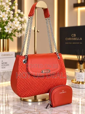 Chris Bella 2-Piece Quilted Shoulder Bag & Coin Purse Set