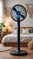 Pedestal Standing Fan - Black - 2
