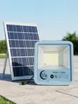 Heavy-Duty Star White 300W Solar Flood Light Kit - 2