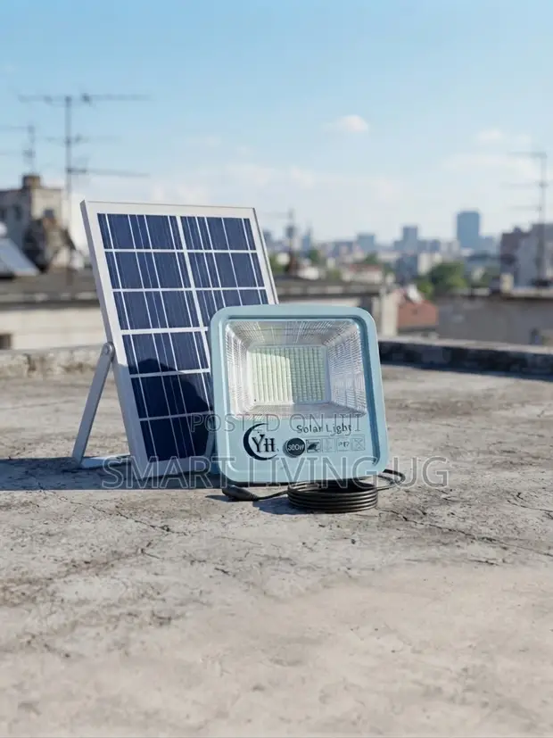 300W All-Weather Solar Flood Light System - 1