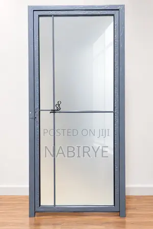 Aluminium Framed Frosted Glass Door