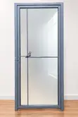 Aluminium Framed Frosted Glass Door - 1