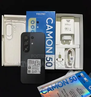 New Tecno Camon 50 256GB Black