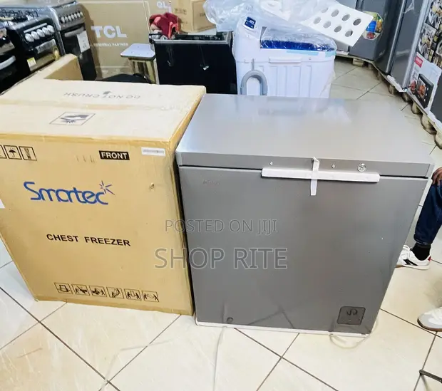 Smartec 260 Liters Chest Freezer - Silver - 1