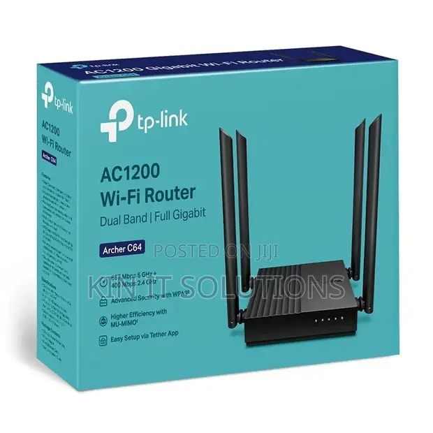 TP-Link Archer C64 AC1200 MU-MIMO Wi-Fi Router - 1