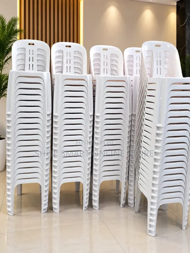 Brand New Heavy Duty Outdoor Plastic Chairs - 1