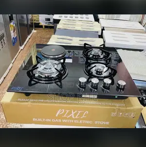 Pixel 3 Gas 1 Electric 60/60cm Built-in Glass Ceramic Hob