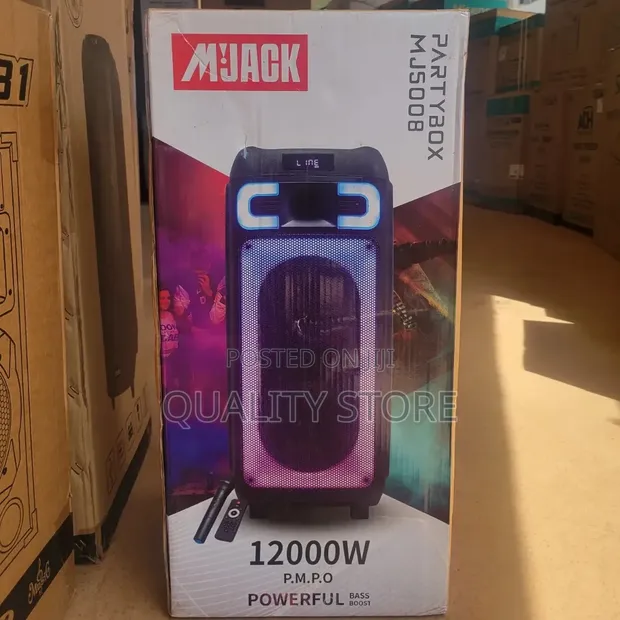 Mjack MJ5008 Pro Battery Speaker 12000W PMPO - 1