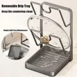 Pot Lid Holder with Tray - 4