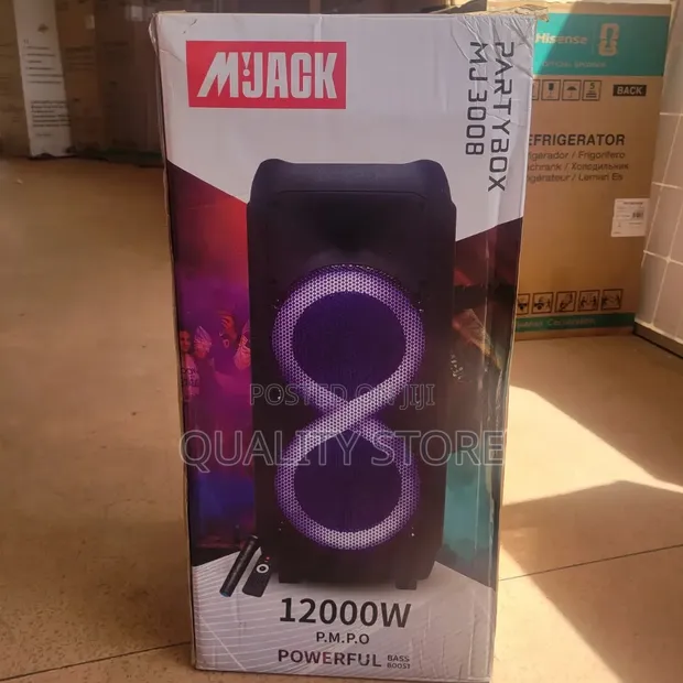 Mjack Party Box MJ3008 8" Professional Battery Speaker - 1