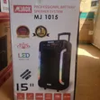 Mjack Proffessional Battery Speaker System MJ-1015 15" - 1