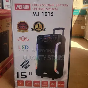 Mjack Proffessional Battery Speaker System MJ-1015 15"