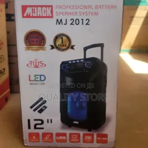 Mjack Proffessional Battery Speaker MJ2012