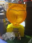 Amber Traffic Warning Barricade Light - 1