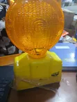 Amber Traffic Warning Barricade Light - 2