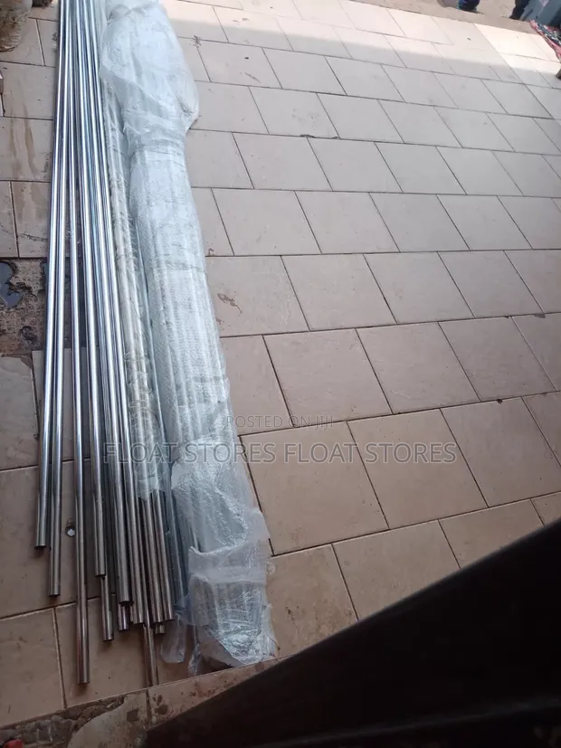 Chrome Pipes for Wardrobe, Curtains & Display - 1