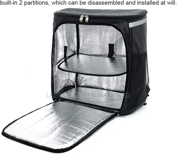 Food Delivery Backpack - Thermo Insulated, Waterproof - 1