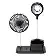 4-in-1 Multifunctional Desk Fan with Light & Holders - 1