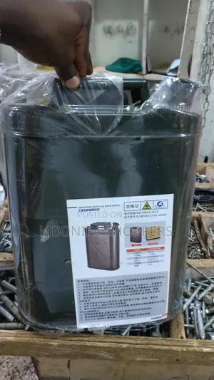 10-Liter Emtop Steel Jerry Can for Fuel/Oil