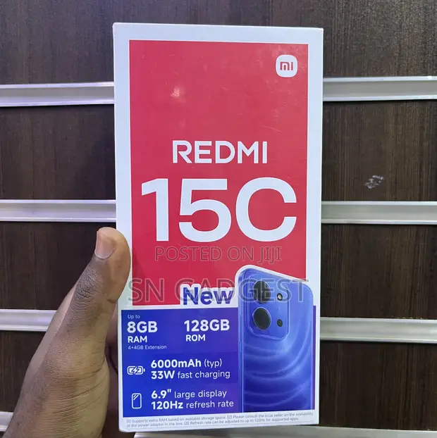 New Xiaomi Redmi 15C 128GB Black - 1