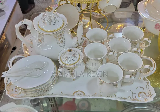 Elegant Porcelain Tea and Coffee Set - 1