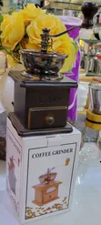 Vintage Wooden Coffee Grinder - 1